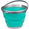 Abbey Camp® Bucket Foldable 15 Liter • HALLSTATT-015 • Green/Grey