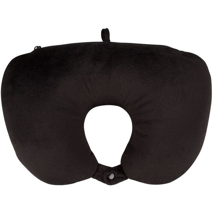 Abbey Camp® Abbey Camp® - Travel Neck Pillow • 2-in-1 • ADELAIDE-201 • Black