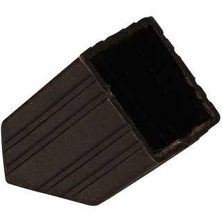 Abbey Camp® Kappen für Beine Camping Bett 21CE • Schwarz