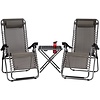 Abbey Camp® Faltbarer Campingplatz / Terrasse 3-teilig • GARDA-112 • Anthrazit
