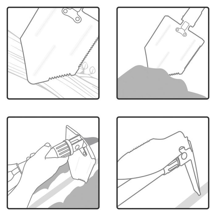 Abbey Camp® Abbey Camp® - Pioniersschep Opvouwbaar • ABERDEEN-057 • Legergroen