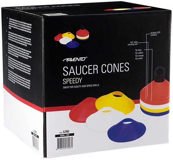 Avento® Avento® - Demarcation Pawns 4 Colors • SPEEDY • 40 pieces