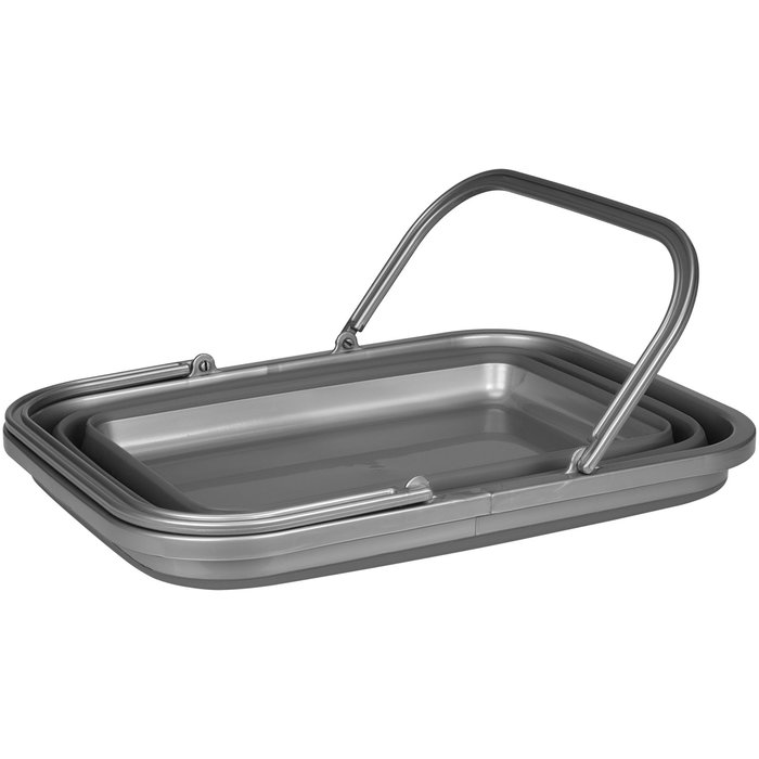 Abbey Camp® Abbey Camp® - Afwasteil Opvouwbaar 16 Liter • ANNENCY-016 • Grijs/Antraciet