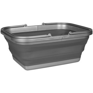 Abbey Camp® Spülschüssel Klappbar 16 Liter • ANNENCY-016 • Grau/Anthrazit