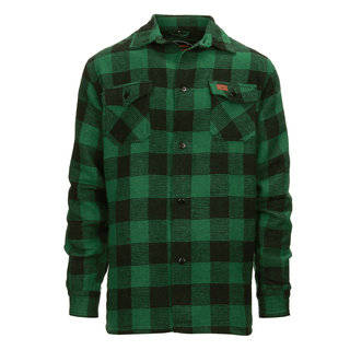 Longhorn Lumberjack Shirt - Black/Green