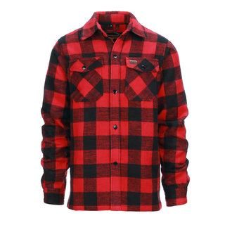 Longhorn Lumberjack Shirt - Black/Red