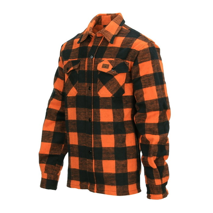 Longhorn Longhorn - Chemise Lumberjack - Noir/Orange