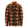 Longhorn Lumberjack Shirt - Black/Orange