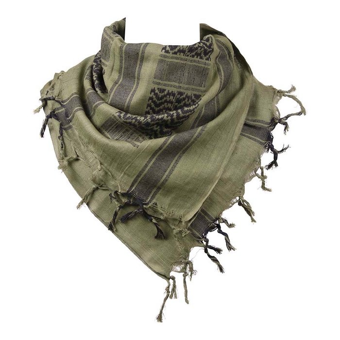 101 INC 101 INC - PLO Sjaal Skull Bones - Groen