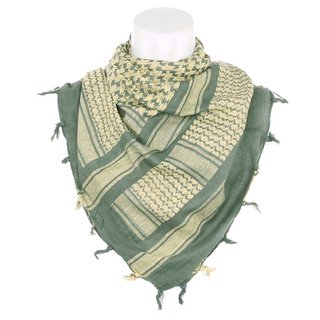 101 INC PLO Scarf - Sage green/Beige