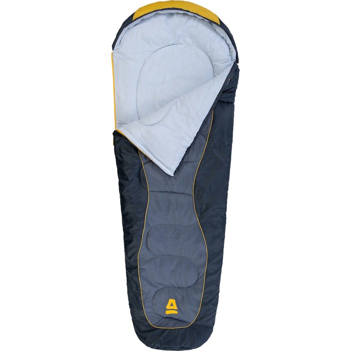 Abbey Camp® Abbey Camp® - Slaapzak Mummie • BERLIN-01 • Antraciet/Grijs