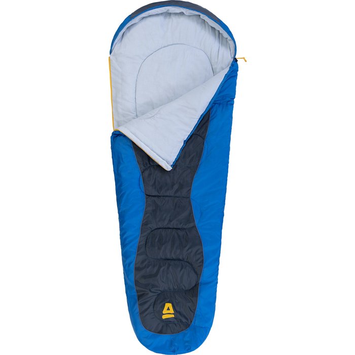 Abbey Camp® Abbey Camp® - Slaapzak Mummie • BERLIN-01 • Blauw/Antraciet