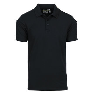 101 INC Taktisches Polo - Quick Dry - Schwarz