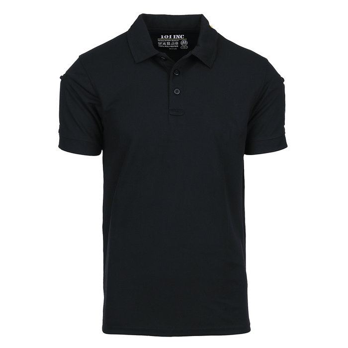 101 INC 101 INC - Tactical Polo - Quick Dry - Black