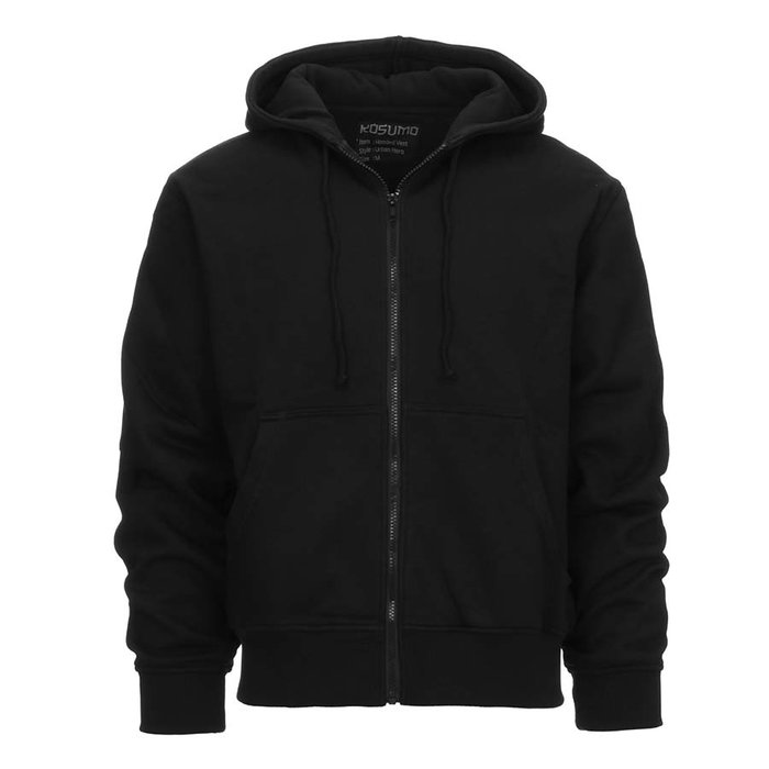 Fostex Garments  Fostex Garments - Hoodie met rits sluiting  - Zwart