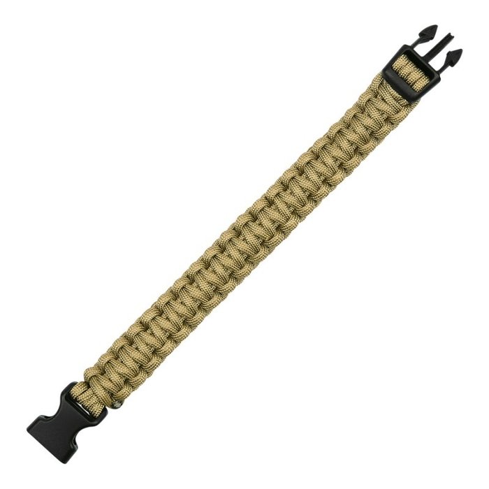 101 INC 101 INC - Paracord-Armband - Große Schnalle - K2016B - Khaki - 9 Zoll