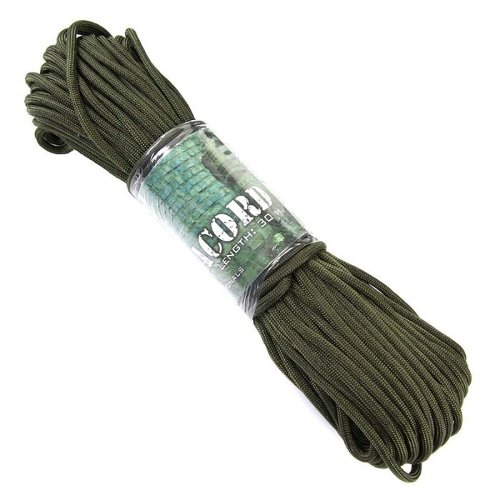 Fosco Industries Fosco Industries - Paracord - 3mm - 7 Schnüre - 30m - Grün