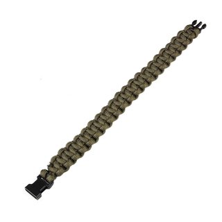 101 INC Paracord - Kleine buckle K2015 - 8 inch - Groen