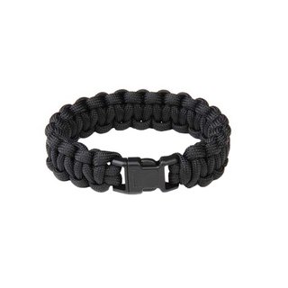 101 INC Paracord - Kleine Schnalle K2015 - 8 Zoll - Schwarz