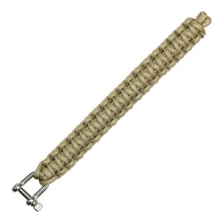 101 INC Paracord - Eisenschnalle K2020 - 8 Zoll - Khaki