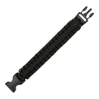 101 INC Paracord big buckle K2016B - 8 inch - Zwart