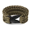 101 INC Paracord Armband K2132 - 9" (+/- 23cm) - Groen