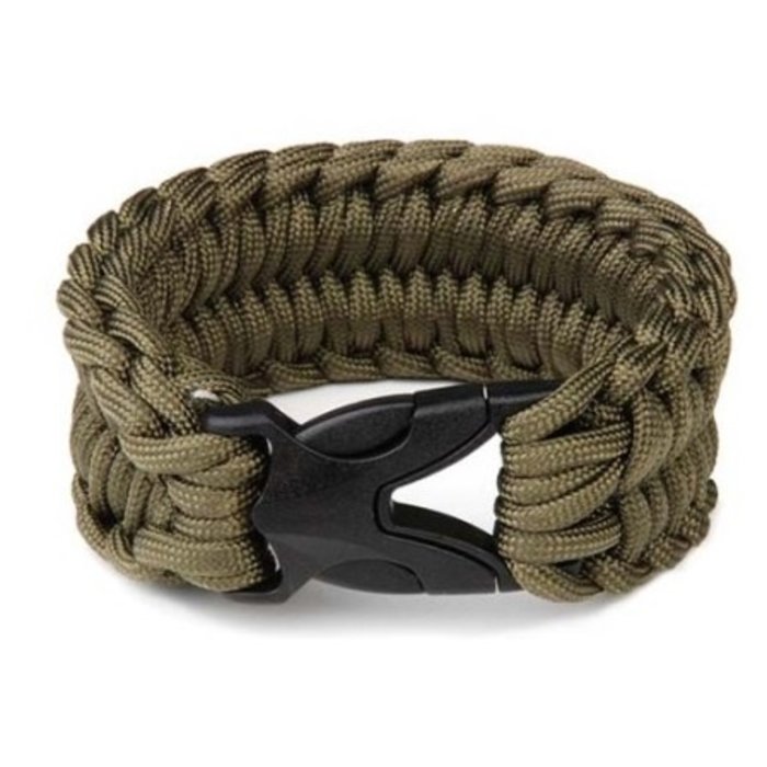 101 INC 101 INC - Paracord Bracelet K2132 - 9” (+/- 23cm) - Green