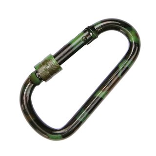 Fosco Industries Carabiner with Screw Closure - Woodland