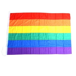 Fosco Industries Regenbogenflagge - Groß - 150x100cm