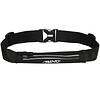 Avento® Ceinture de sport avec un sac élastique • BASIC BLACK • Noir/Argent