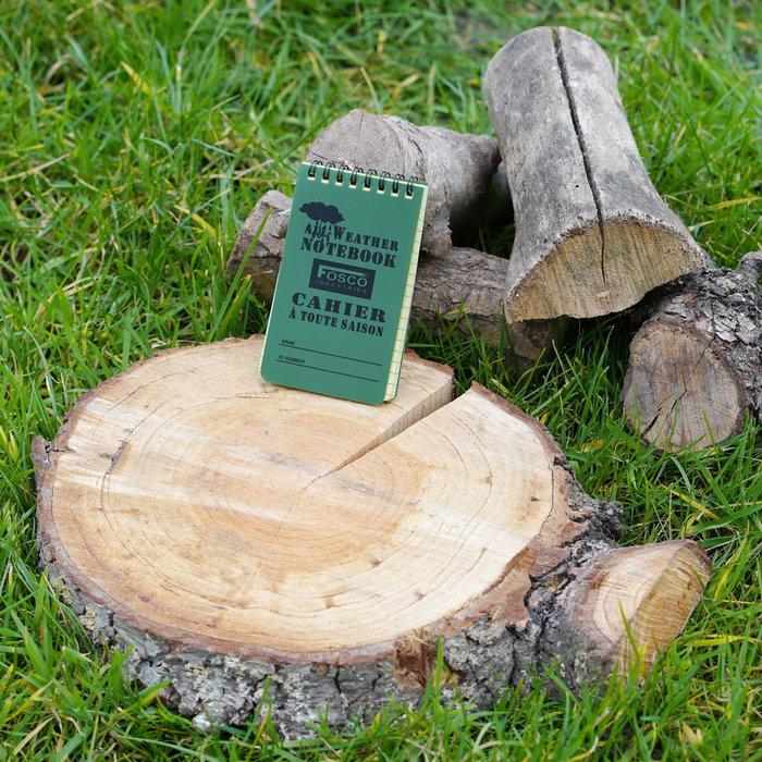 Fosco Industries  Fosco Industries - Bloc-notes résistant à l'eau - Petit - Vert