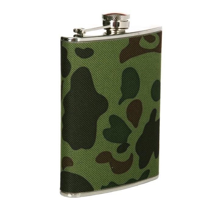 Fosco Industries Fosco Industries - Bouteille de poche - 8 Once - Woodland