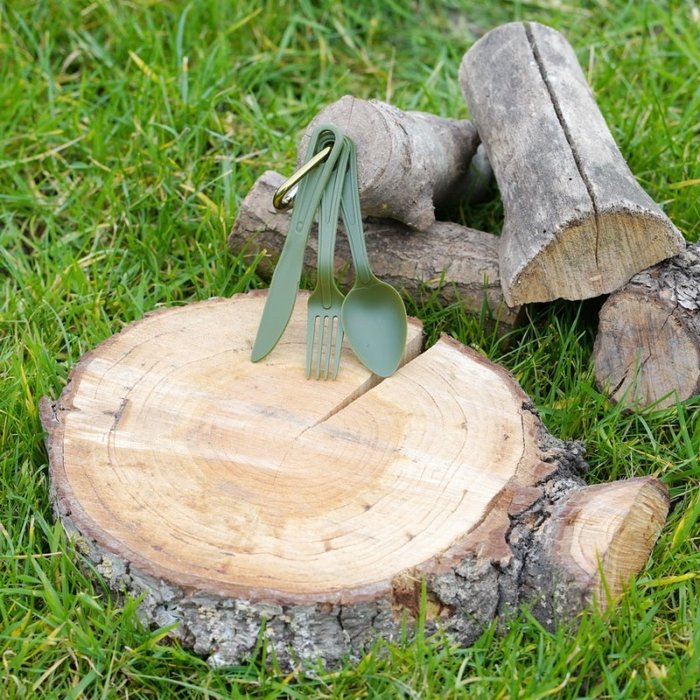 Fosco Industries Fosco Industries - Besteck mit Haken Lexan - Grün