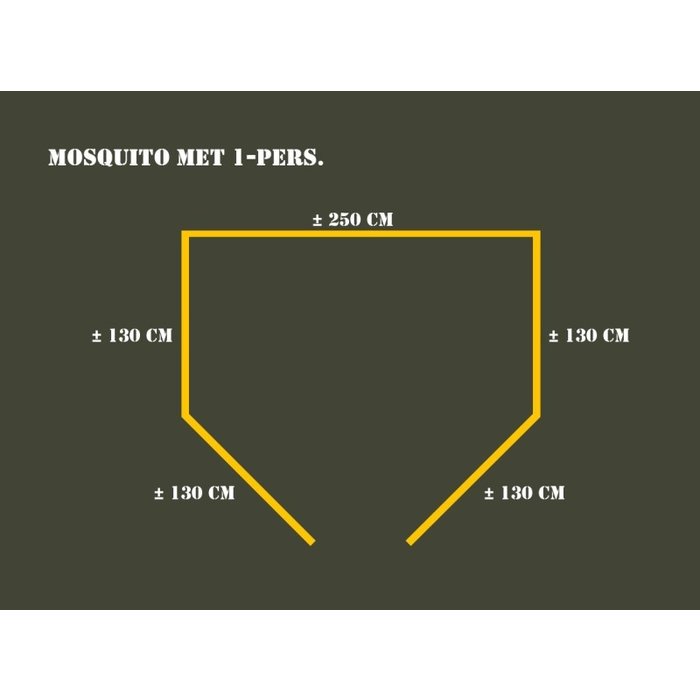 Fosco Industries  Fosco Industries - Muskietennet 1-pers.