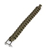 101 INC Paracord-Armband - Eisenschnalle - K2020 - Grün - 9 Zoll