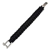 101 INC Paracord Armband - K2108A - Zwart - 9 inch