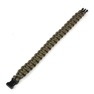 101 INC Paracord kleine buckle K2015 - 9 inch - Groen