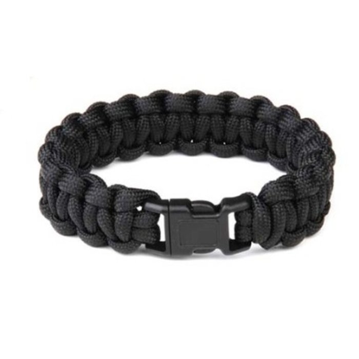 101 INC 101 INC - Paracord kleine buckle K2015 - 9 inch - Zwart