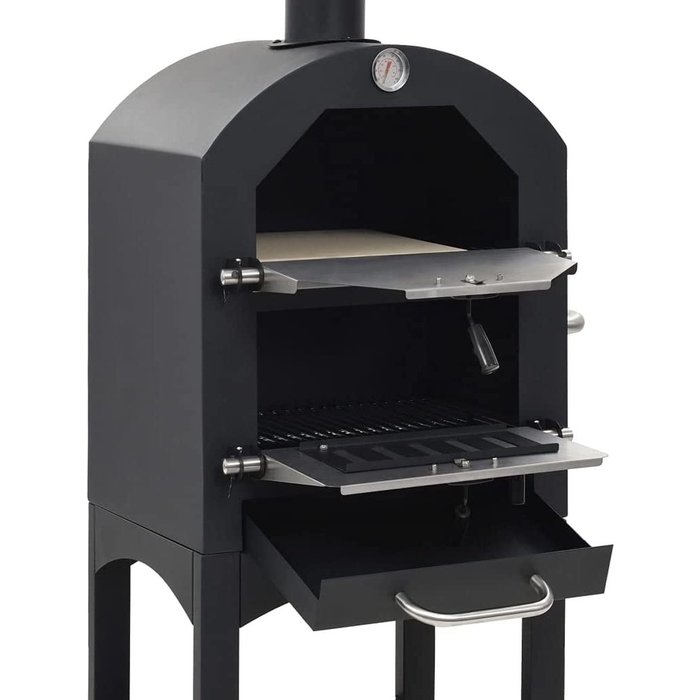 Vaggan Vaggan -Lärmgrill - Pizzaofen - Raucher - 3 -in -1