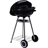 BBQ ProGarden Kogelbarbecue op wielen - Zwart - 46x82cm