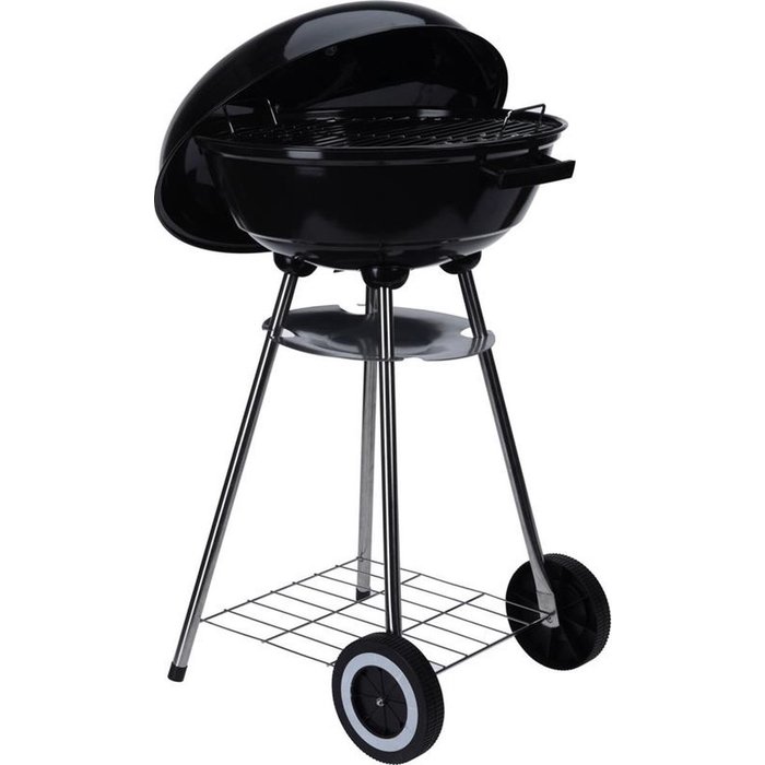 BBQ Progarden bullet barbecue on wheels - black - 46x82cm