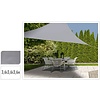 Triangle de tissu d'ombre - Protection UV UPF 50+ - 3.6x3.6x3,6m - Gris clair