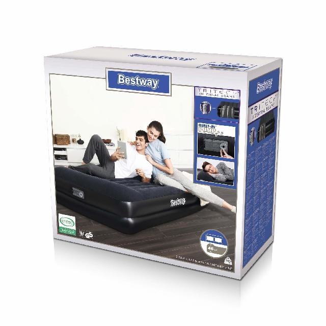 Bestway Luchtbed - Tritech 46 cm Queen AC - 2 Persoons