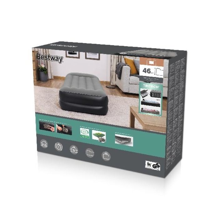 Bestway Bestway - Luchtbed - Tritech 46 cm Single AC - 1 Persoons