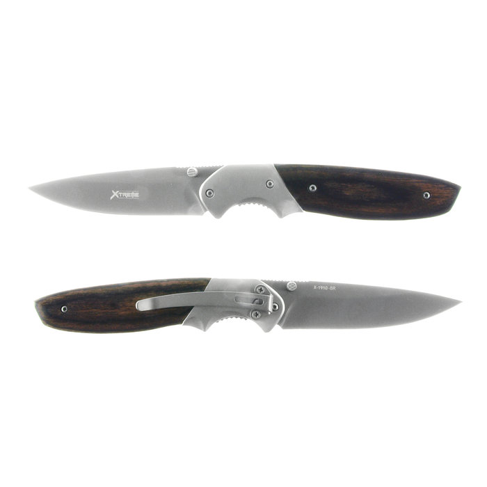 X-Treme X -treme - Taschenmesser - Brown Pakkawood