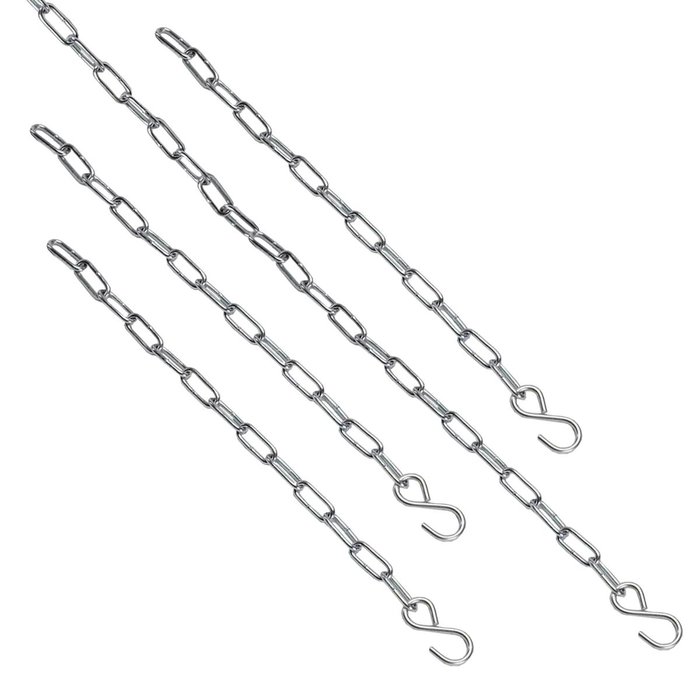 Valhal Outdoor Valhal Outdoor - Jeu de chaînes - 3x 50cm, 1x 100cm - acier inoxydable - pour trépied de feu de camp