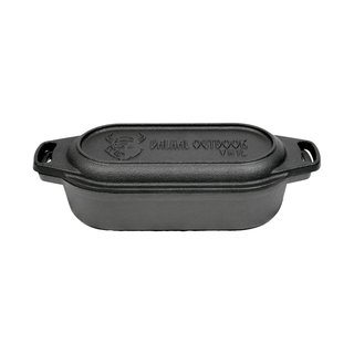 Valhal Outdoor Dutch Oven/2 Pfannen - 1L - Oval