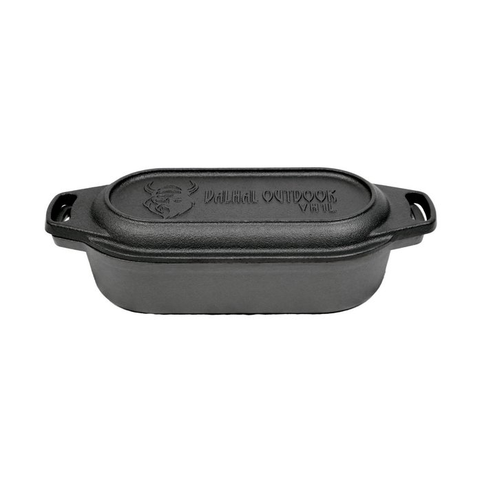 Valhal Outdoor Valhal Outdoor - Dutch Oven/2 Skillets - 1L - Ovaal
