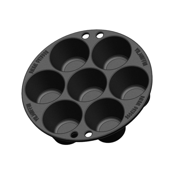 Valhal Outdoor Valhal Outdoor - Muffin pan - 7 shapes - Cast Iron