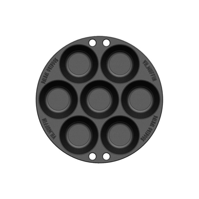 Valhal Outdoor Valhal Outdoor - Muffinform - 7 Formen - Gusseisen